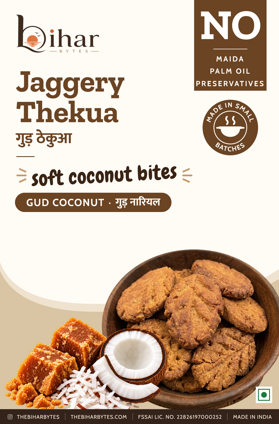 Coconut Thekua